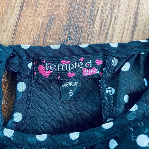 Tempted Girls Ruffled Sequin Top - Picture 3 of 5